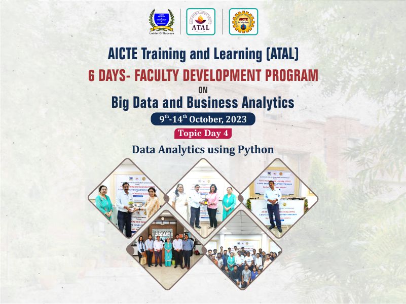 6 Days FDP on Big Data and Business Analytics 