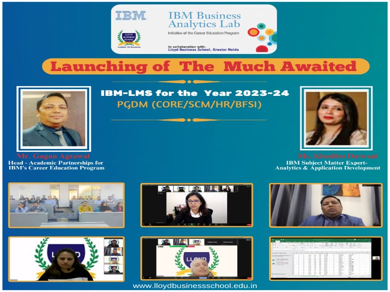 Launch of IBM-LMS portal