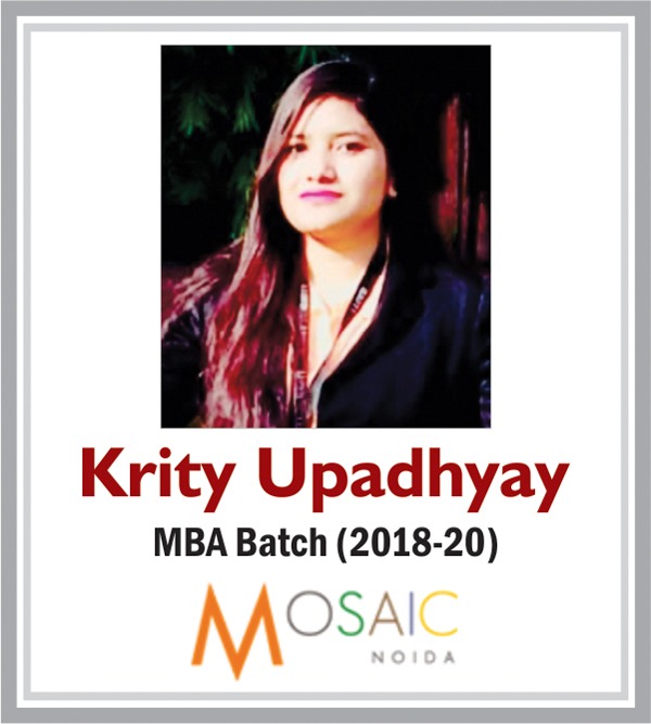 Internship - final placement of Krity