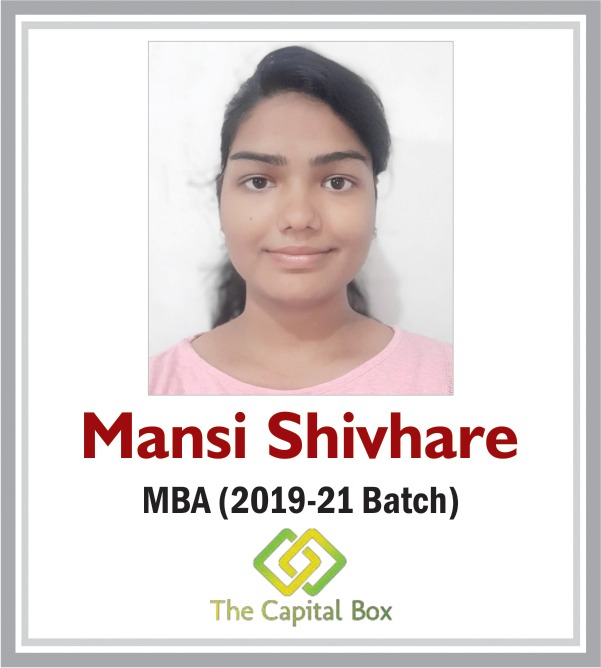 Mansi Shivhare - MBA (2019-21 BATCH)